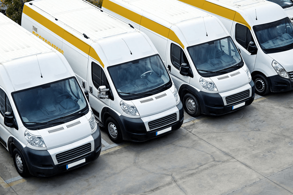 The Restorators van fleet
